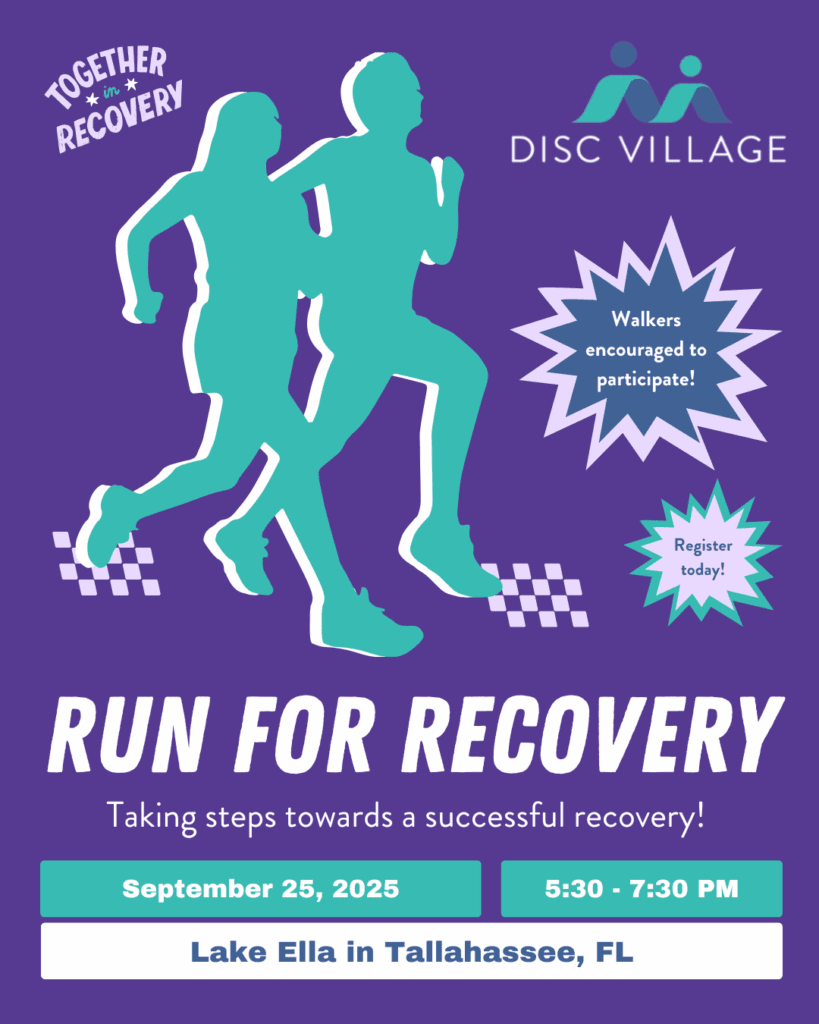Run for Recovery DISC Village Tallahassee Event
